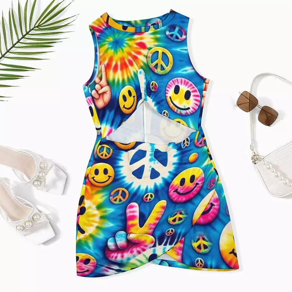 Harmony Cut-Out Rave Dress