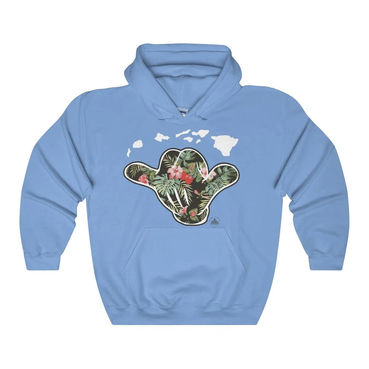 Hawaii Shaka Floral Unisex Heavy Blend Hooded Sweatshirt