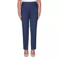 JCPenney Alfred Dunner Classics Womens Mid Rise Slim Pull-On Pants