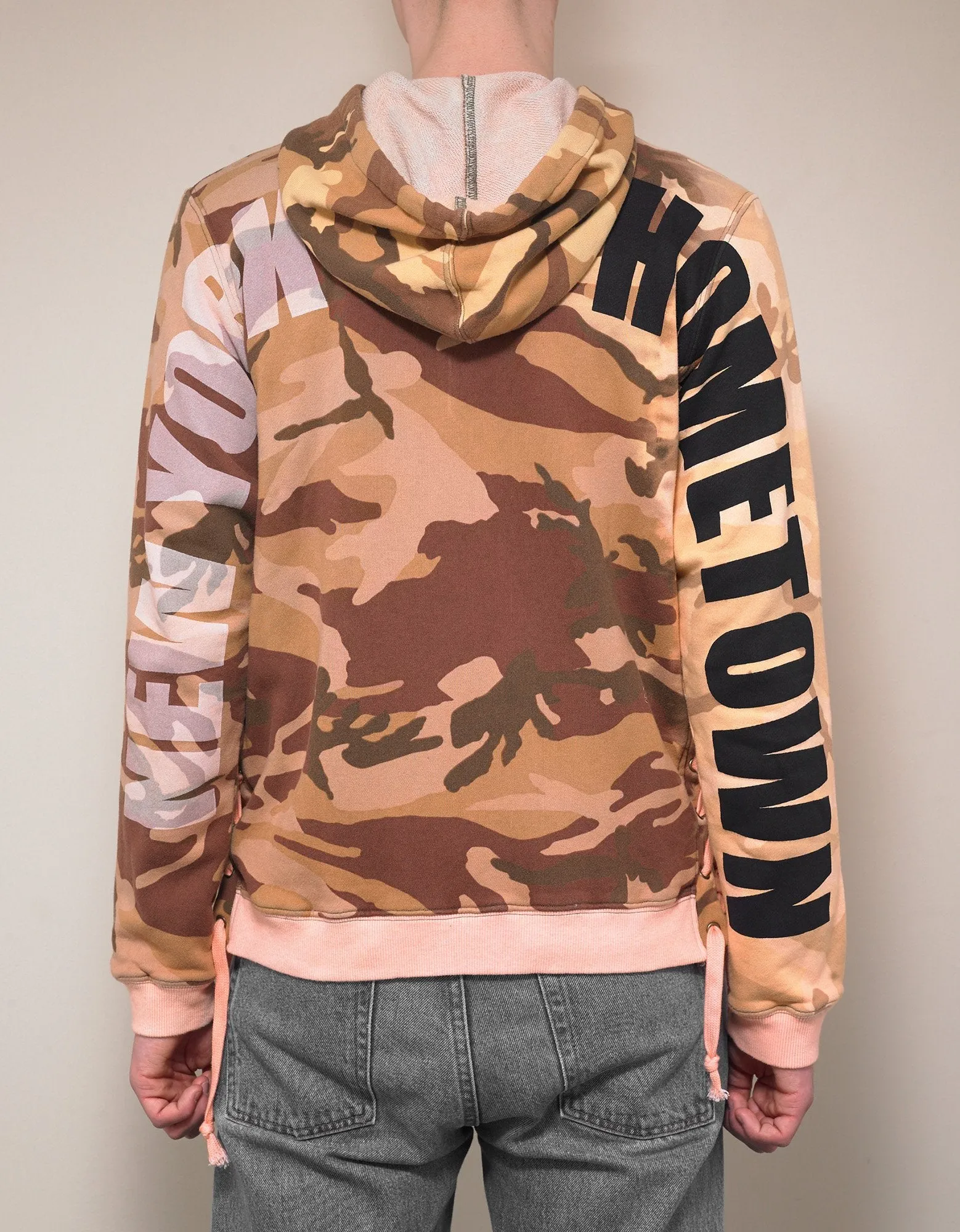 Kappa Orange Camo Laced Hoodie