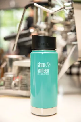 KLEAN KANTEEN // INSULATED WIDE W/ COFFEE CAP - SEA CREST