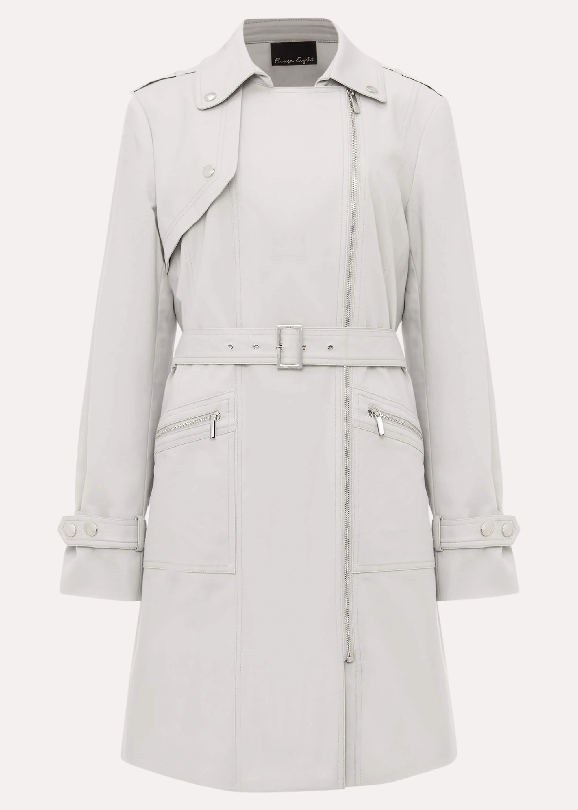 Lacey Long Biker Coat