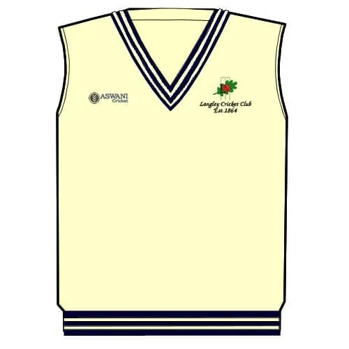 Langley Cricket Club Sleeveless Sweater