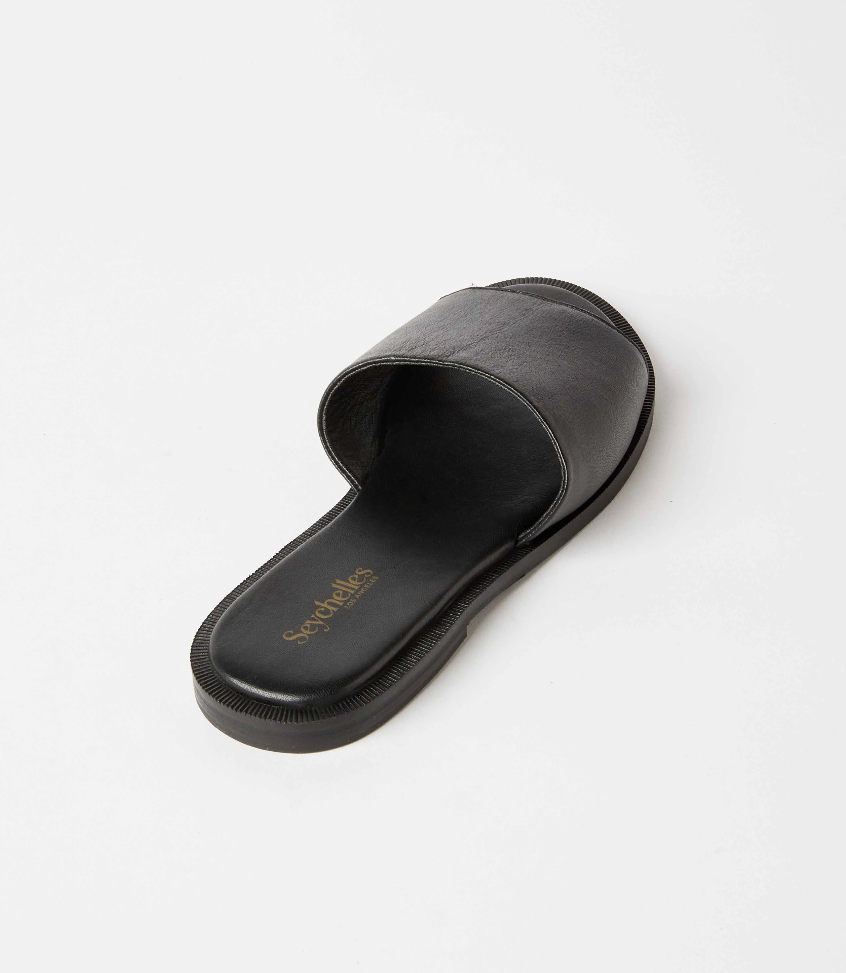 Leather Slide Sandals