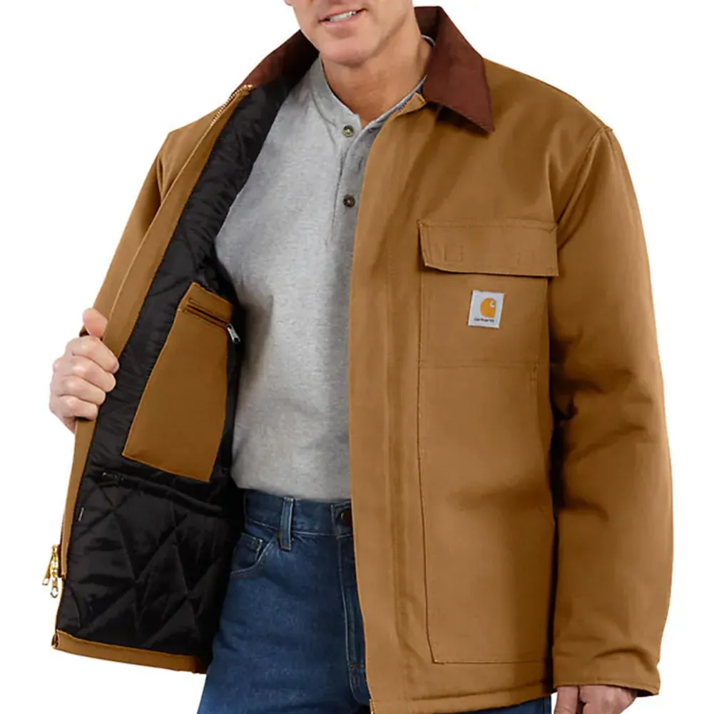 Loose Fit Firm Duck Insulated Traditional Coat - 3 Warmest Rating - Tall - C003T