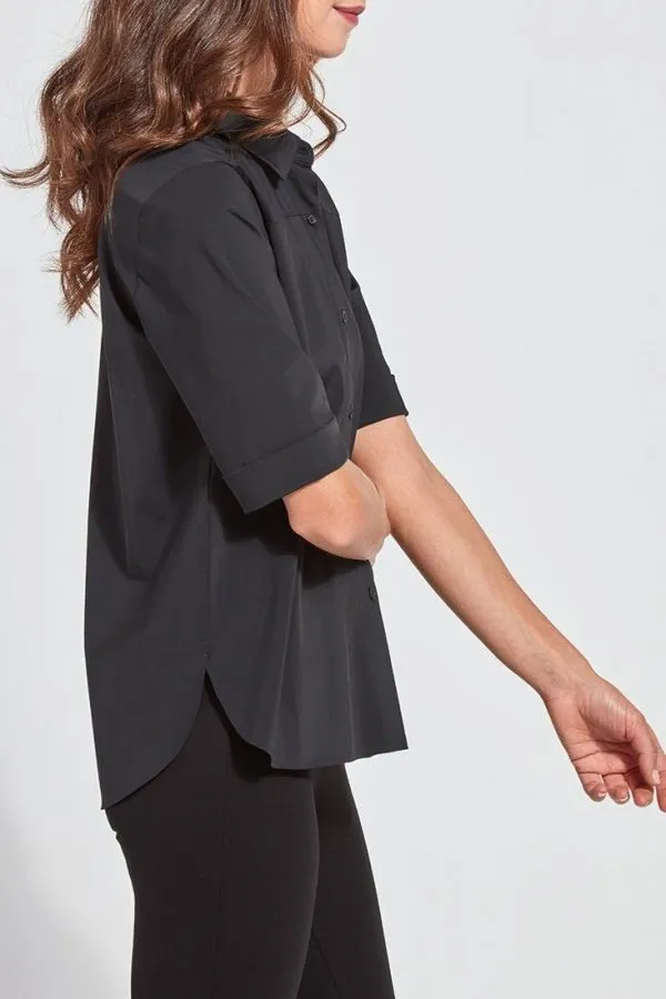 Lysse Josie Short Sleeve Button Down