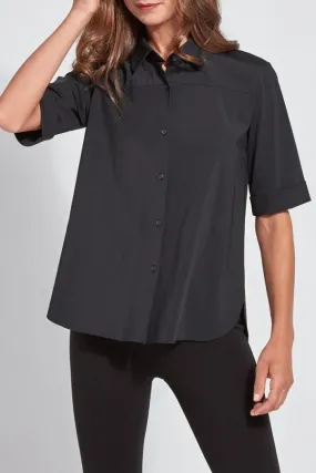 Lysse Josie Short Sleeve Button Down