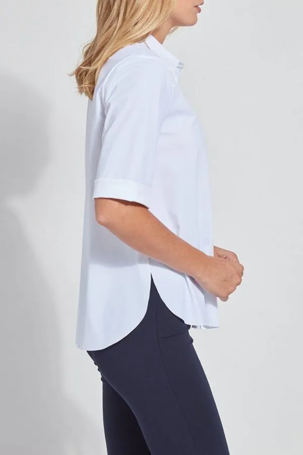 Lysse Josie Short Sleeve Button Down