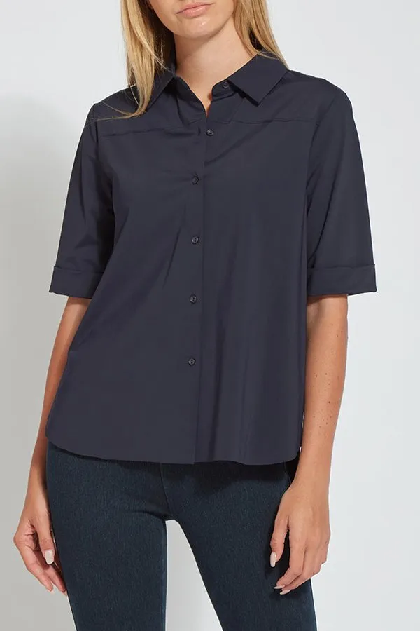 Lysse Josie Short Sleeve Button Down