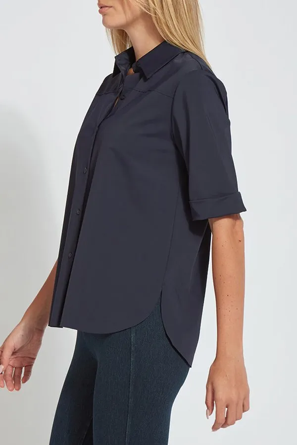 Lysse Josie Short Sleeve Button Down