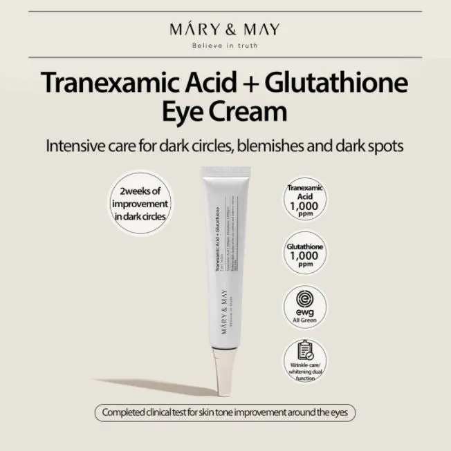 Mary & May Tranexamic Acid and Glutathione Eye Cream