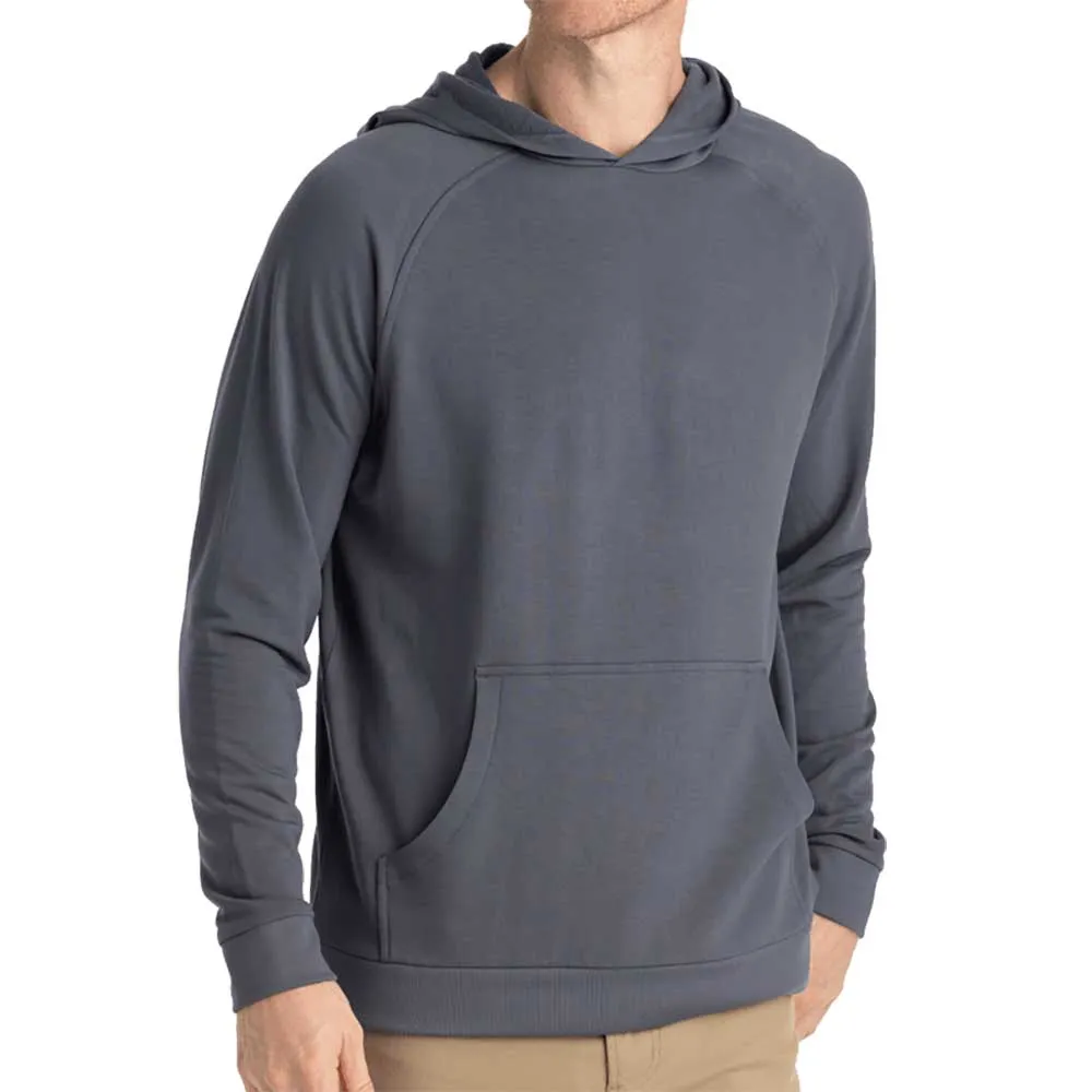 Men's Bamboo Lightweight Fleece Hoodie - Storm Cloud