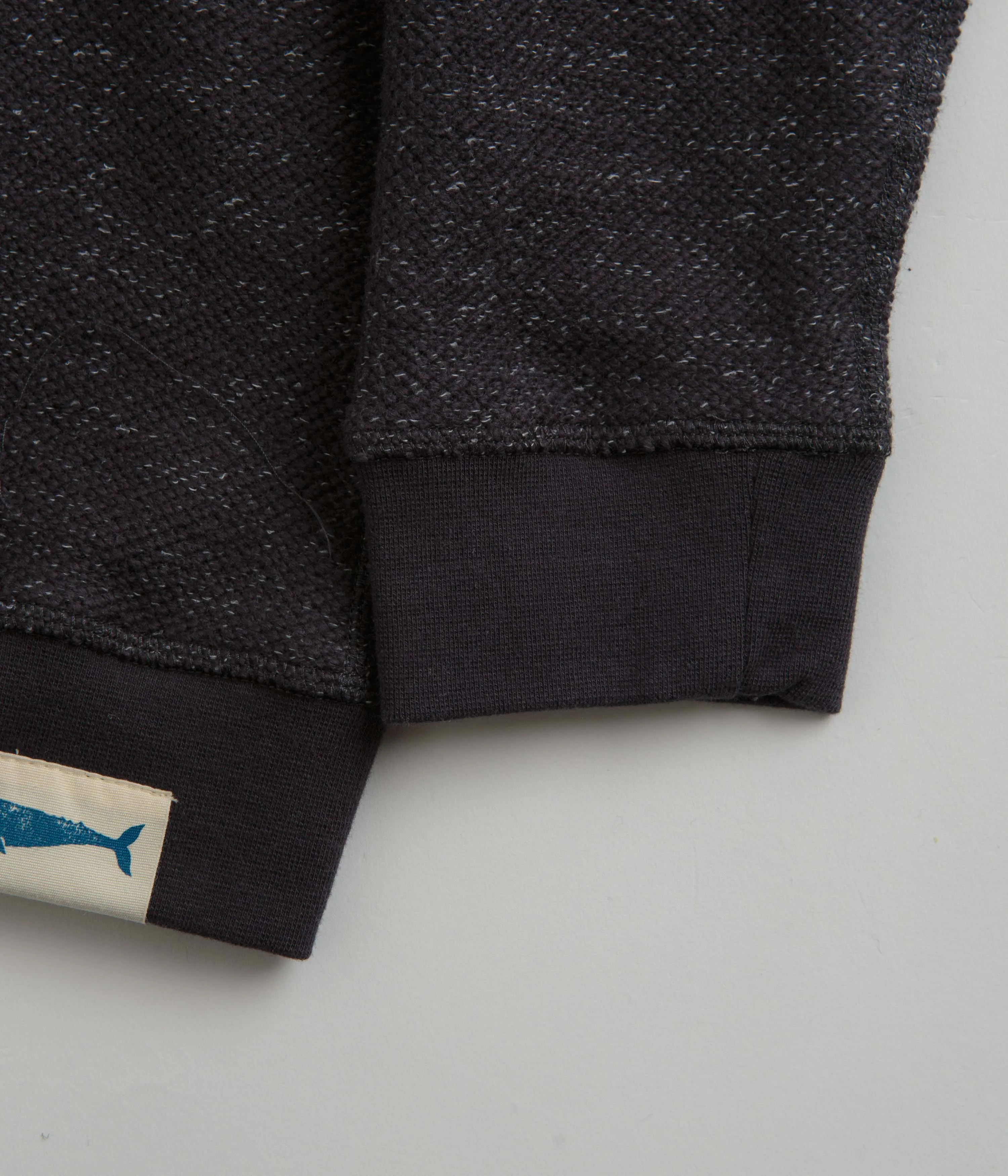 Mollusk Whale Patch Hoodie - Faded Navy