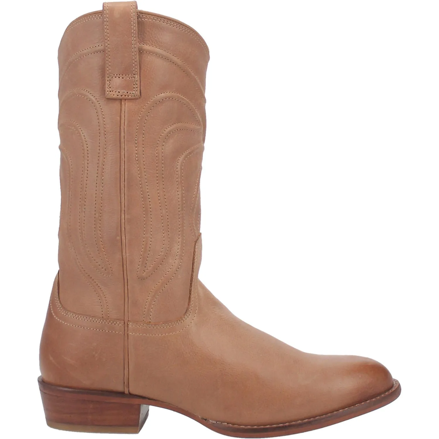 Montana Dan Post Mens Montana Almond Toe Boot NATURAL (DS)