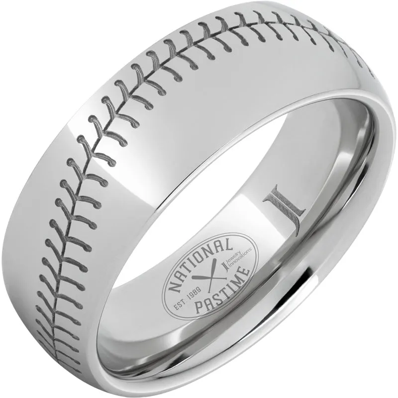 National Pastime Collection Serinium Domed Baseball Ring