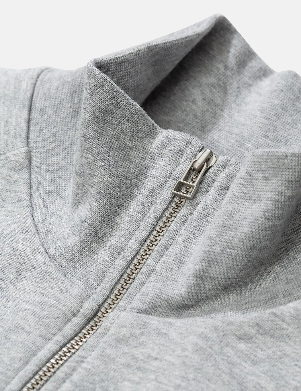 Norse Projects Alfred Light Sweatshirt (1/4 Zip) - Light Grey Melange