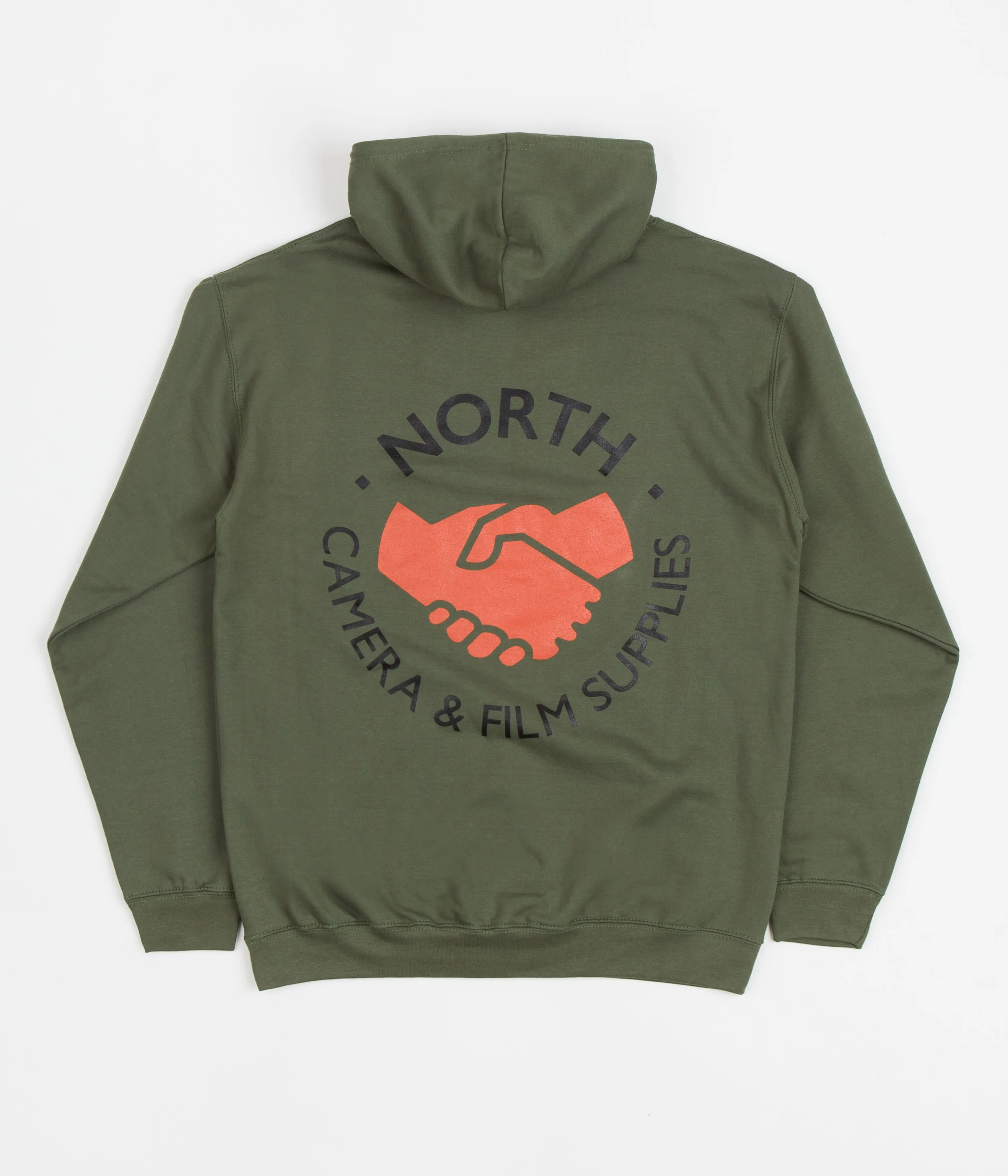 North Supplies Hoodie - Green / Black / Orange