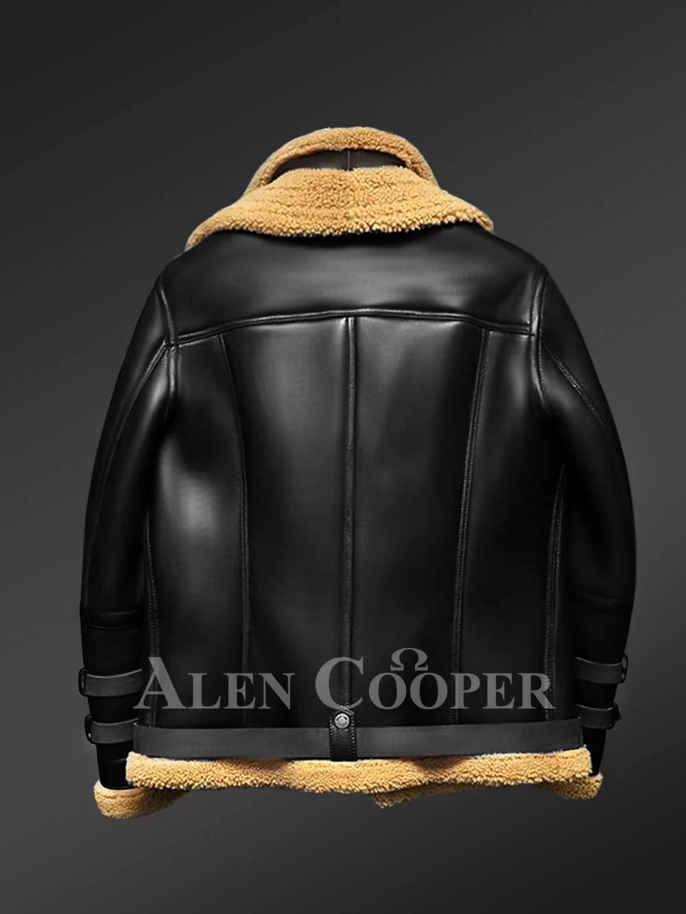 Original Shearling Bomber Coat | Sheepskin Leather Coat Jacket