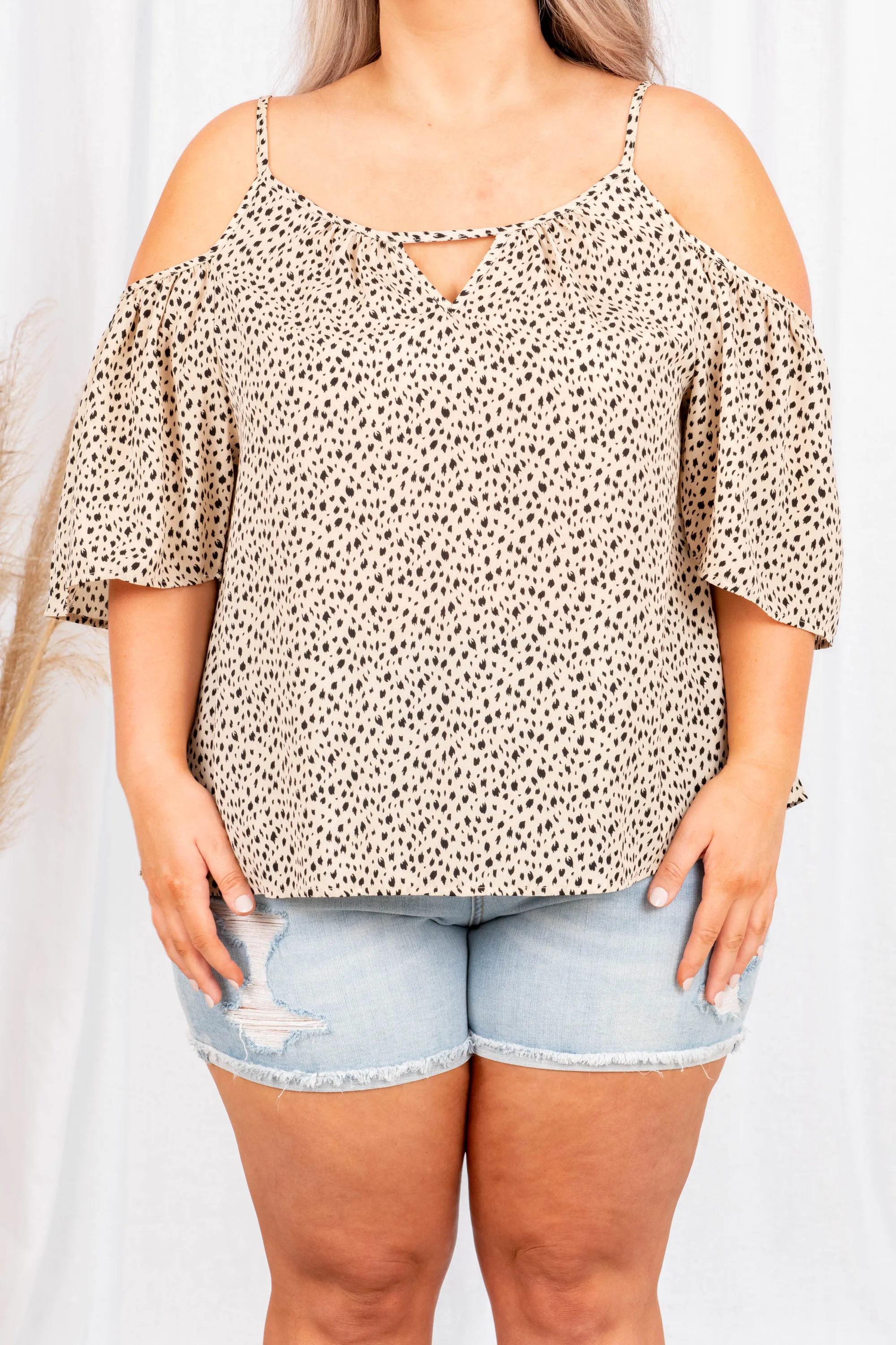 Our Favorite Date Blouse, Natural