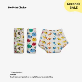 Pack of 3 Padded Underwear with loose/incorrect stitching (No print choice)