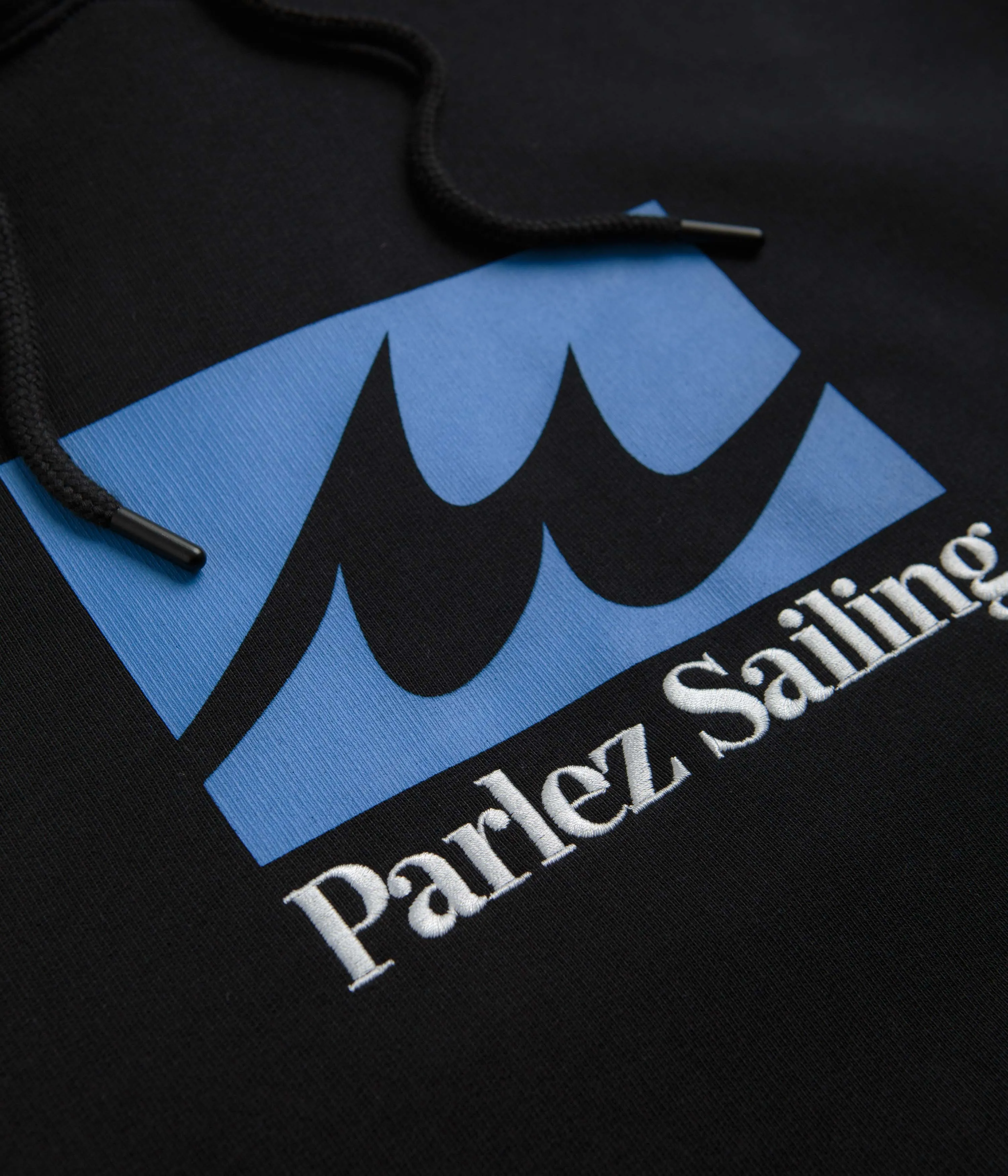 Parlez Lapstrake Hoodie - Black