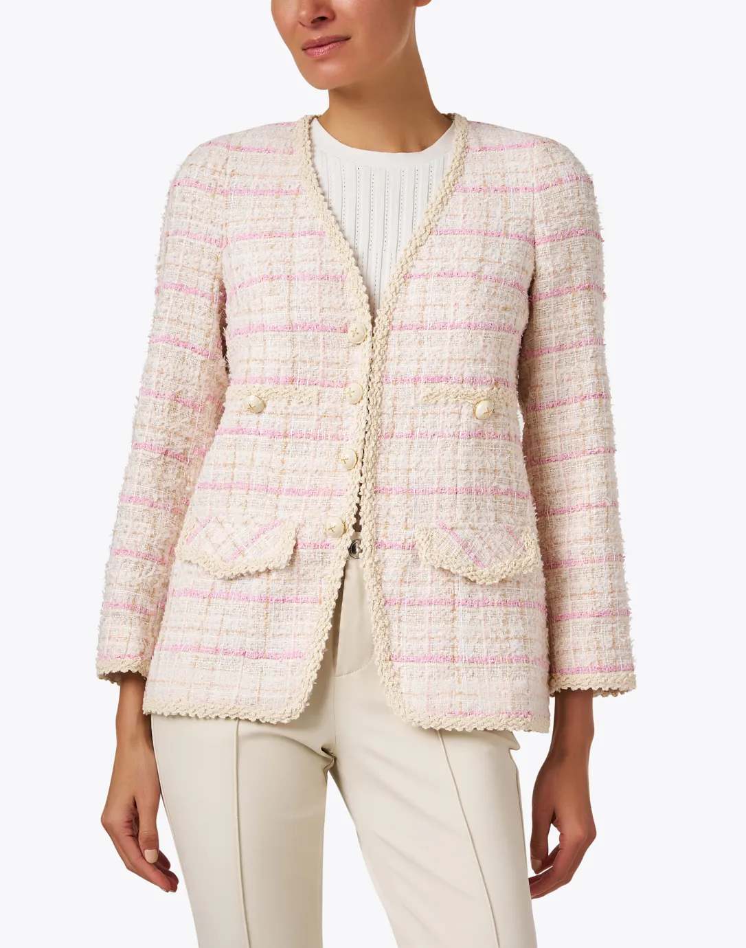 Pink Tweed Jacket