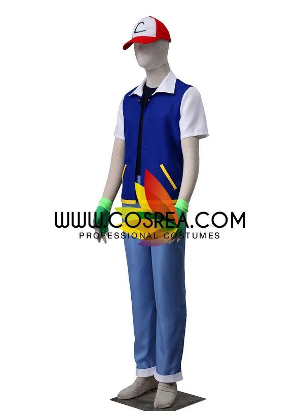 Pokemon Ash Ketchum Cosplay Costume