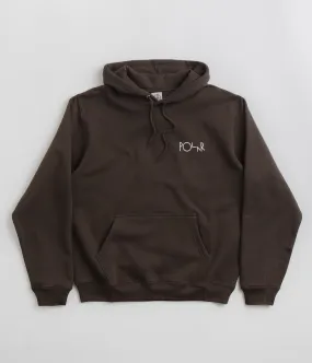 Polar Stroke Logo Dave Hoodie - Chocolate