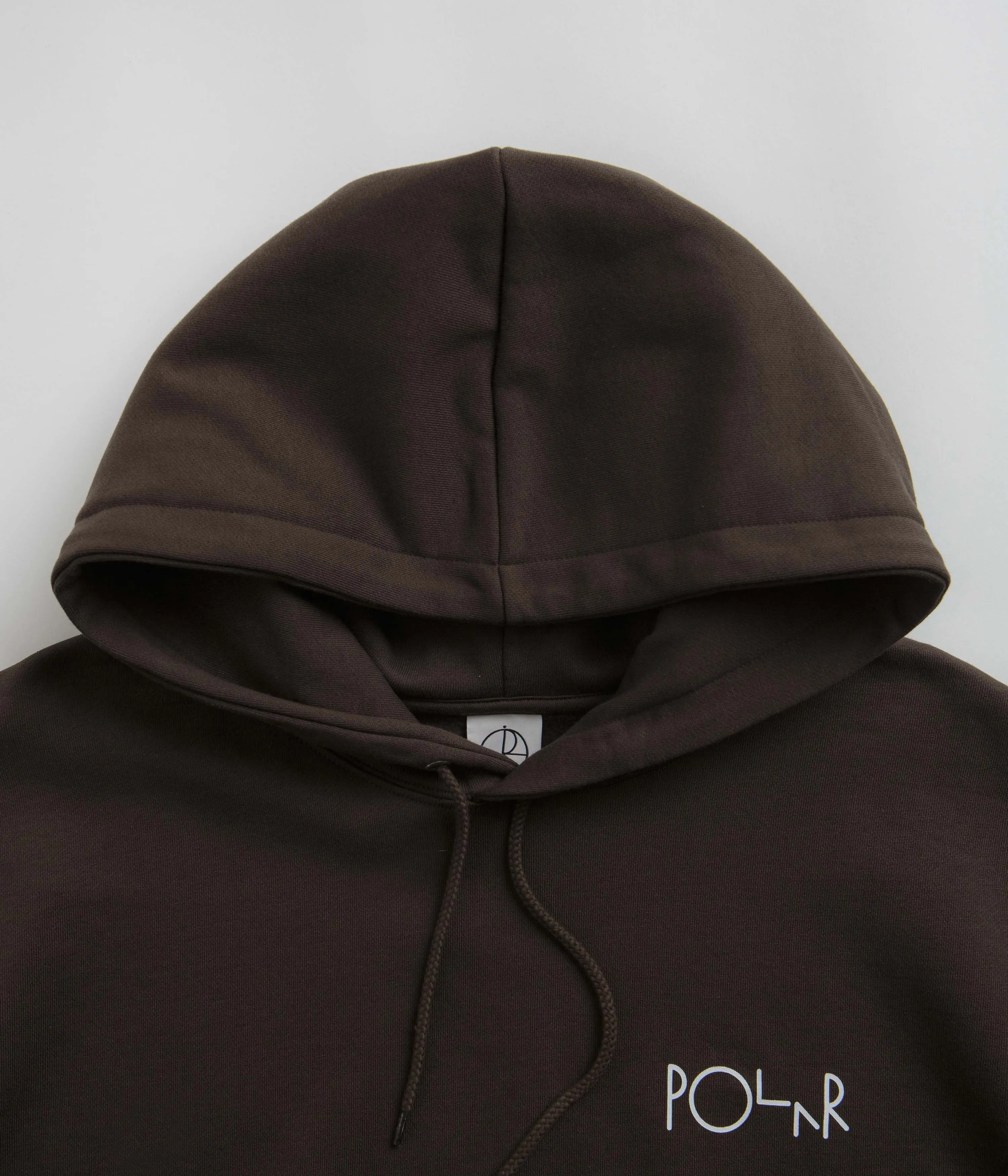 Polar Stroke Logo Dave Hoodie - Chocolate