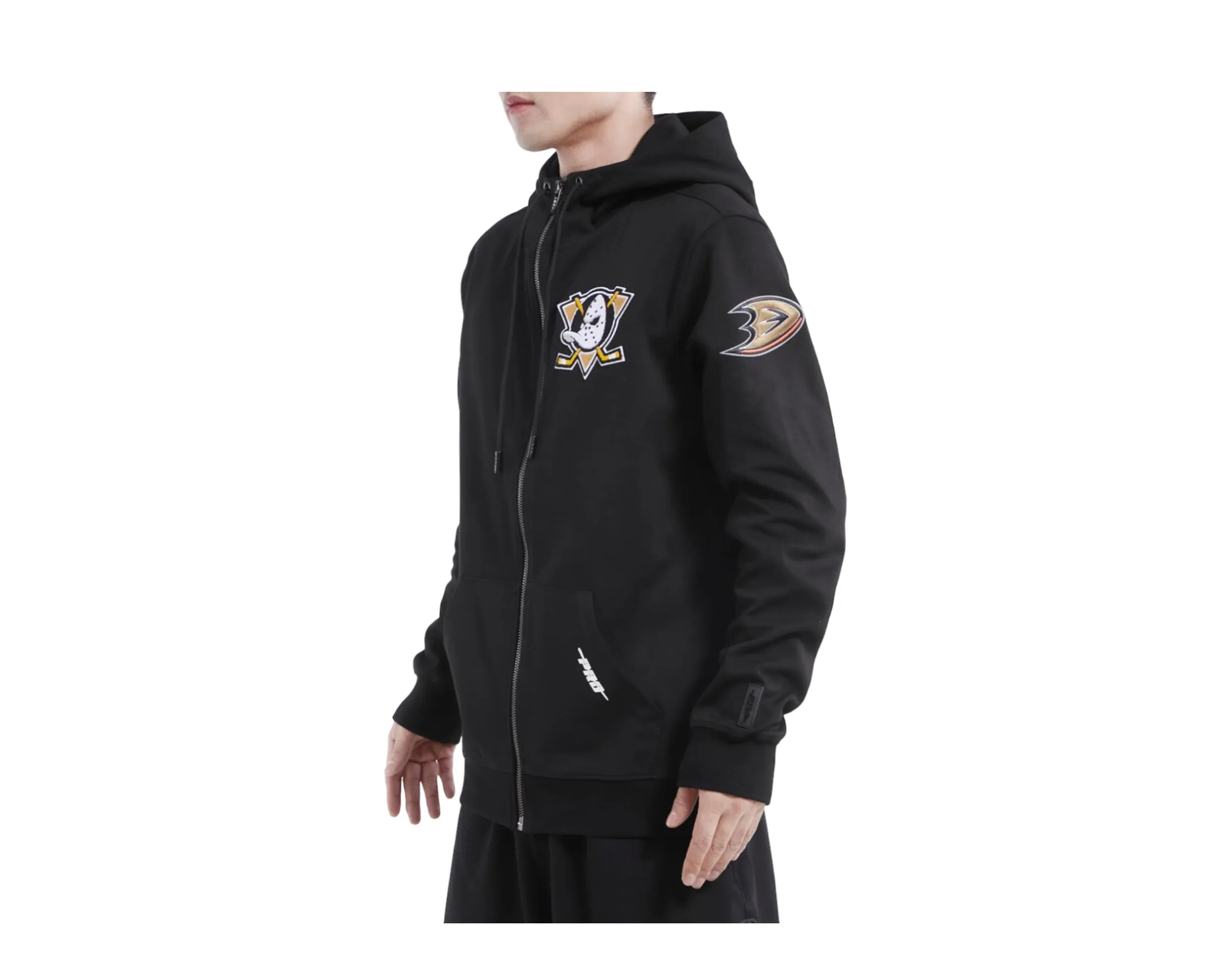 Pro Standard NHL Anaheim Ducks Classic Zip-Up Men's Hoodie