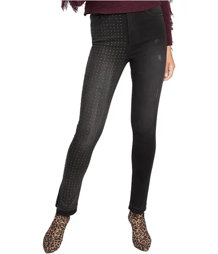 Rachel Roy Womens Studded Skinny Fit Jeans