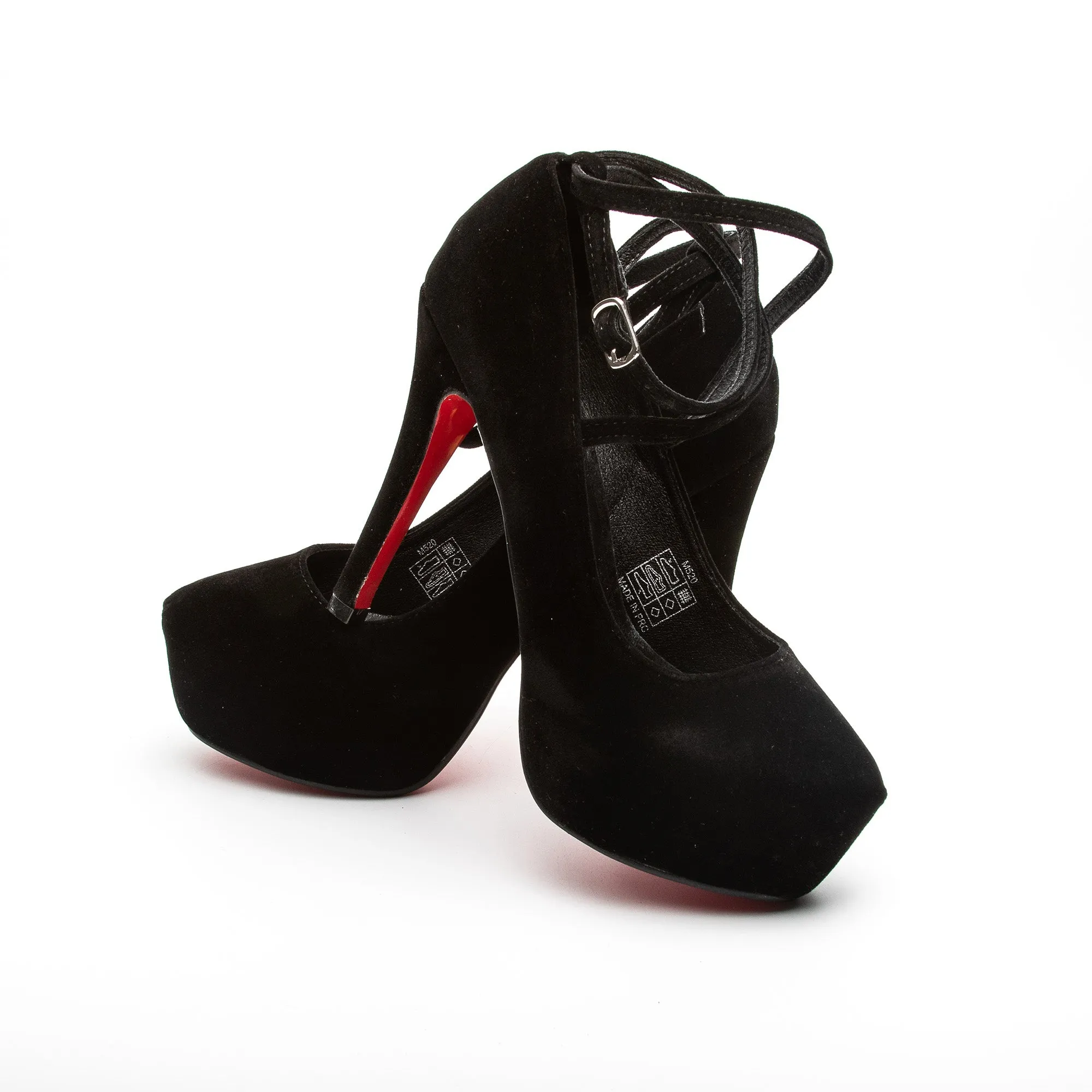 Red Bottom Suede High Heel