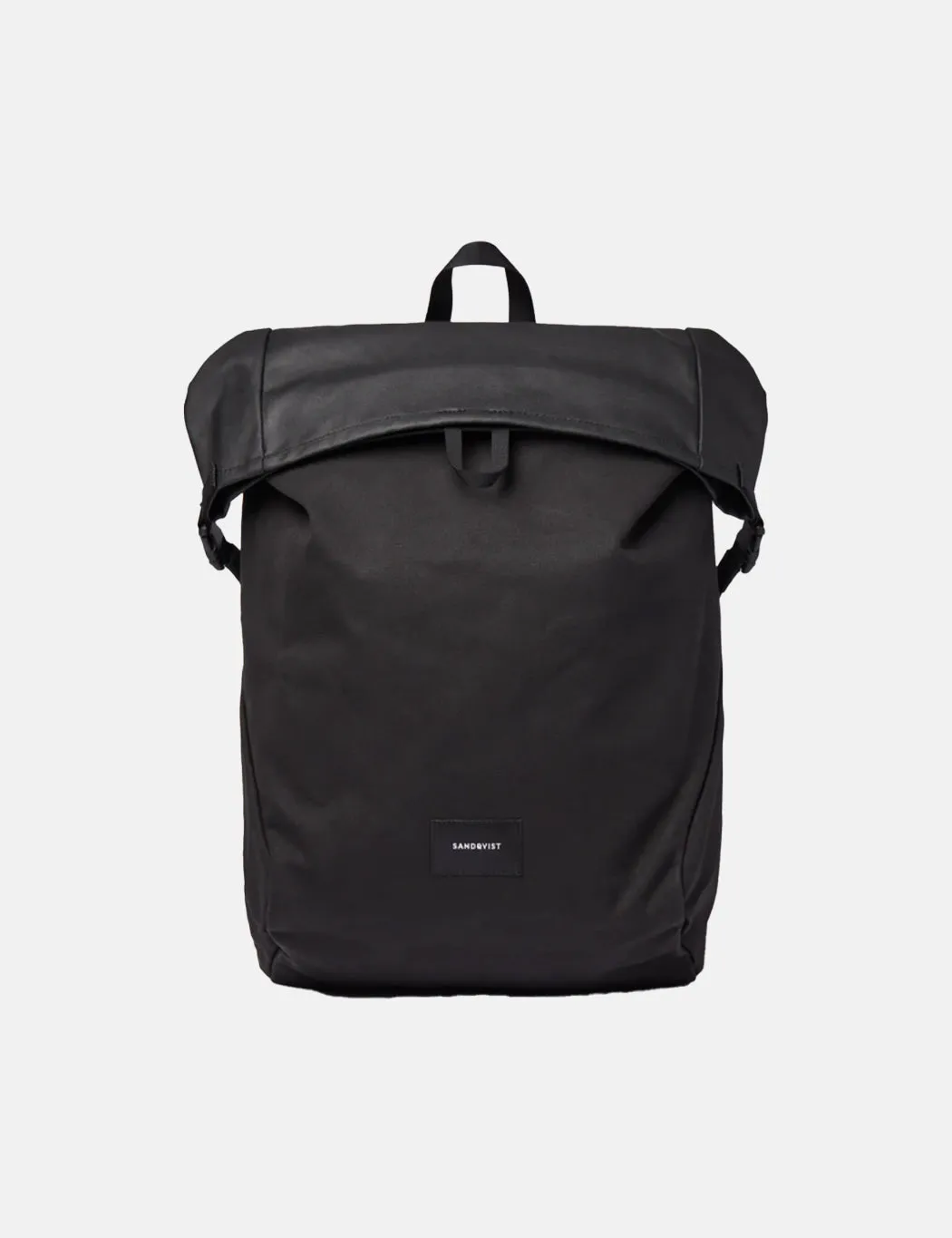 Sandqvist Alfred Rolltop Backpack (Polycotton) - Black