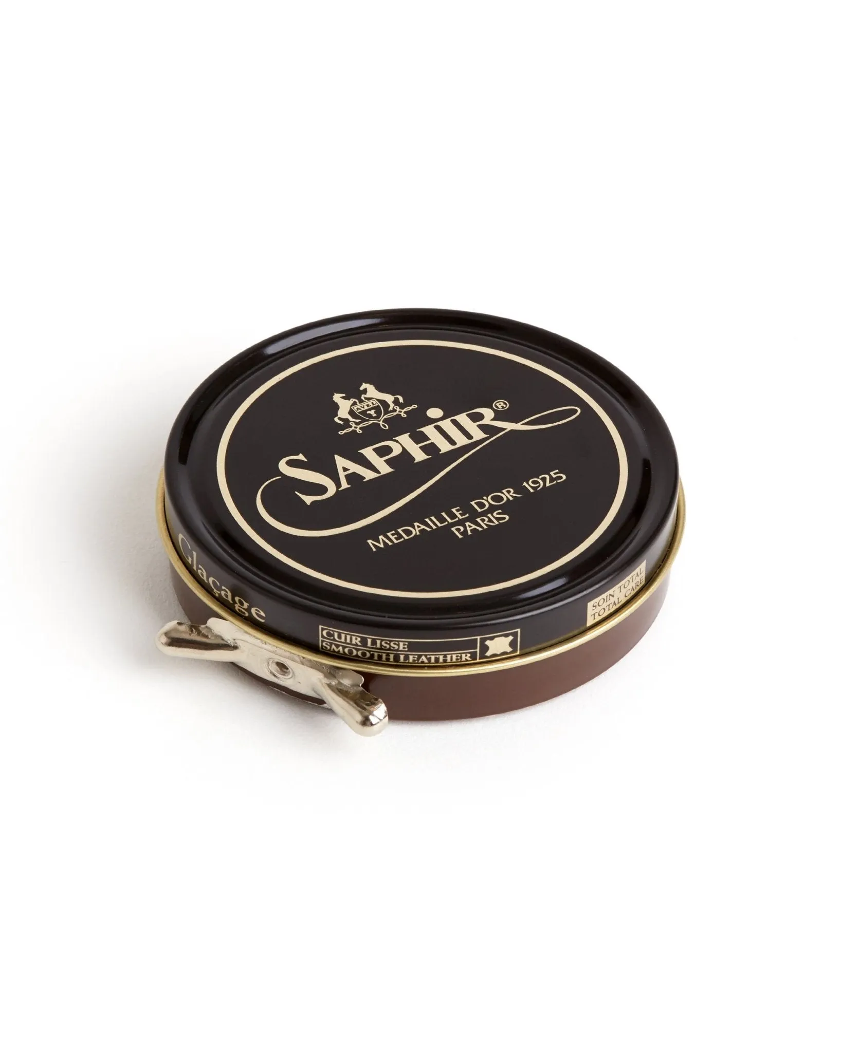 Saphir Pate De Lux Shoe Polish 50ml: 37 Medium Brown