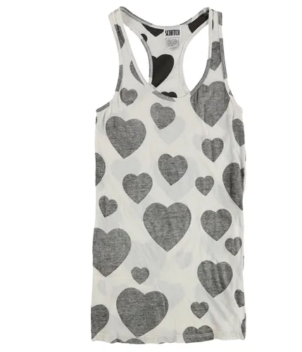 Scratch Womens Hearts Tank Top