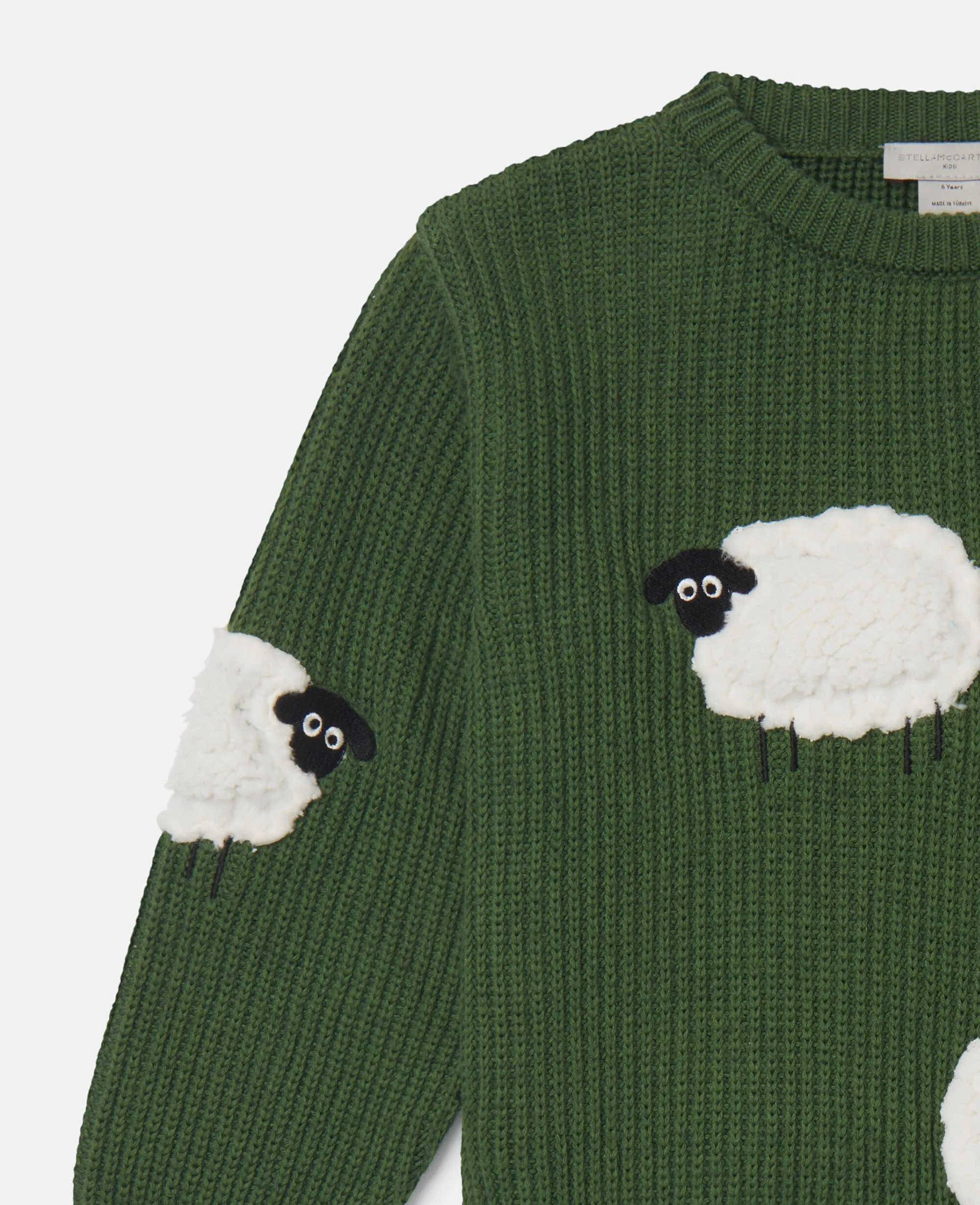 Sheep Appliqué Sweater