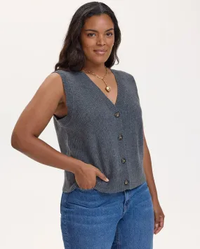 Sleeveless V-Neck Sweater Vest