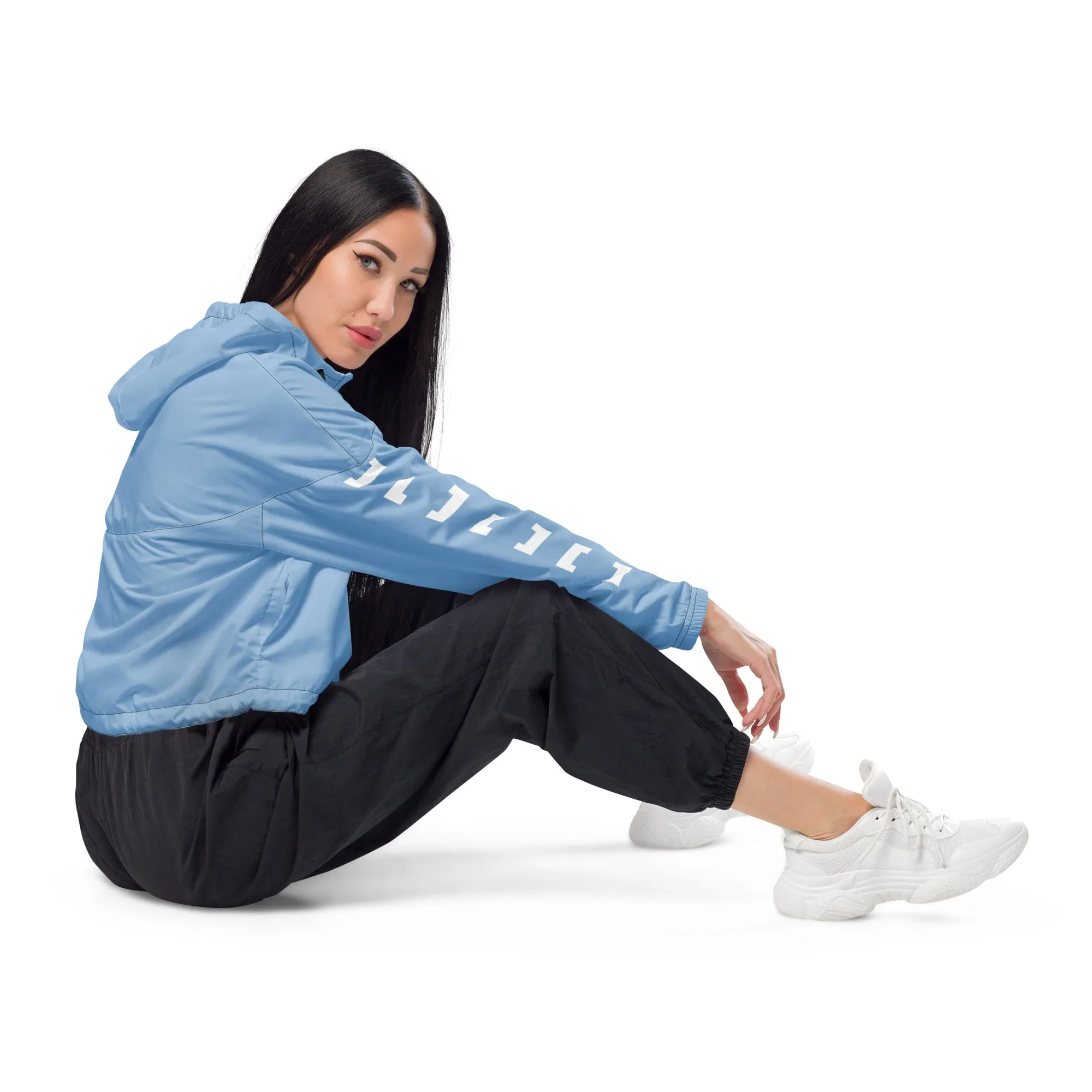 Sqdltd SP23 Women’s cropped windbreaker AB