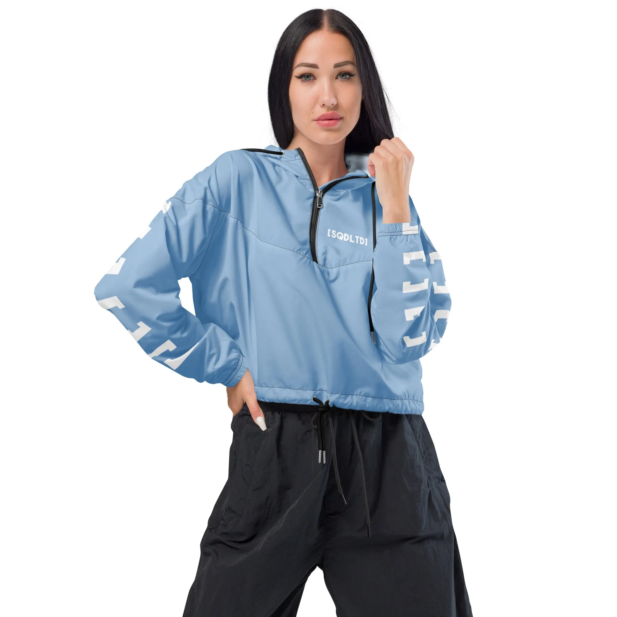 Sqdltd SP23 Women’s cropped windbreaker AB