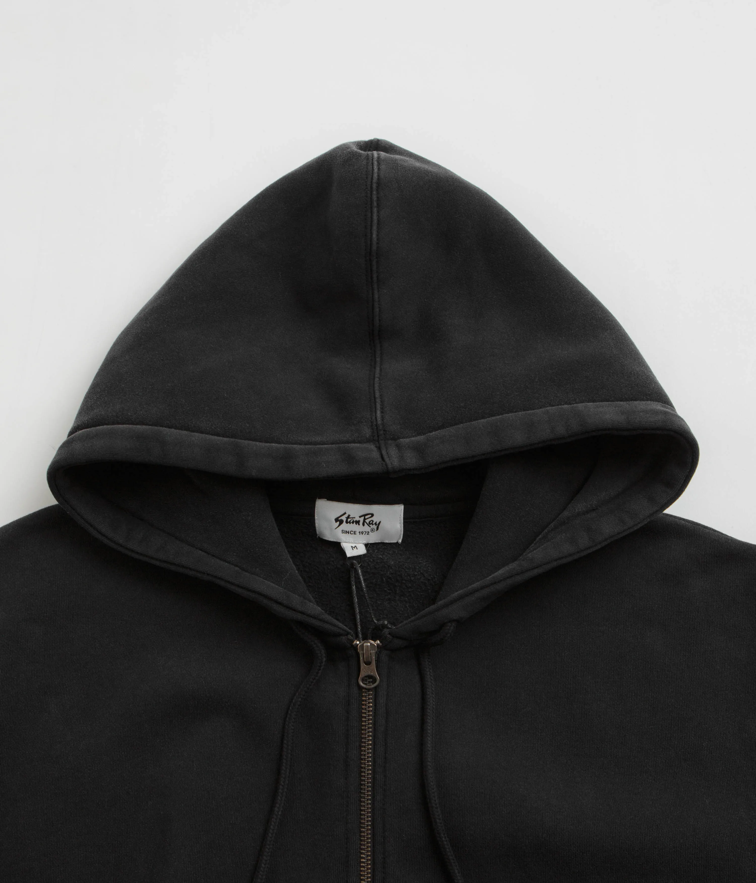 Stan Ray Patch Zip Hoodie - Washed Black