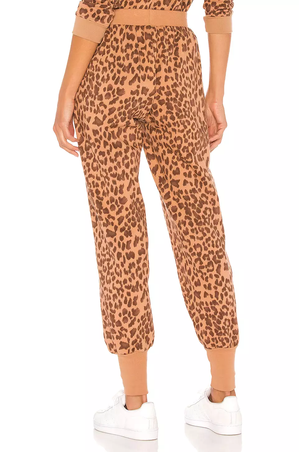 Strut This Femme Jogger Sweatpant Tan Freckle