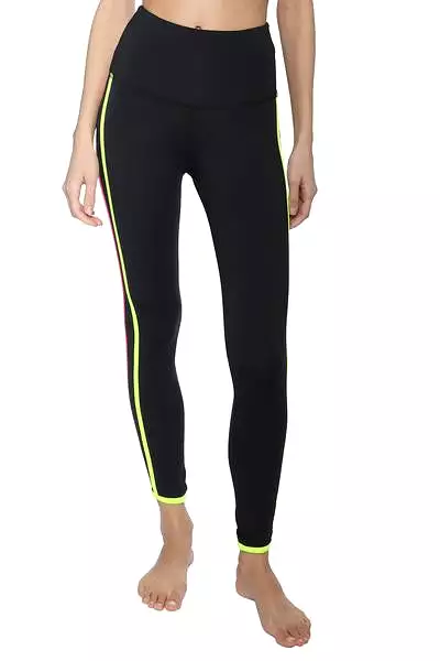 Strut This Havanna Ankle Legging Black/Neon