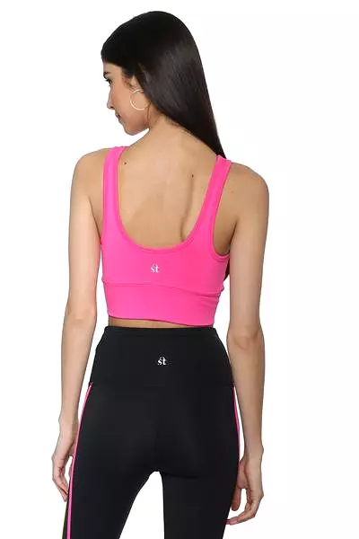 Strut This Piper Bra Neon Pink