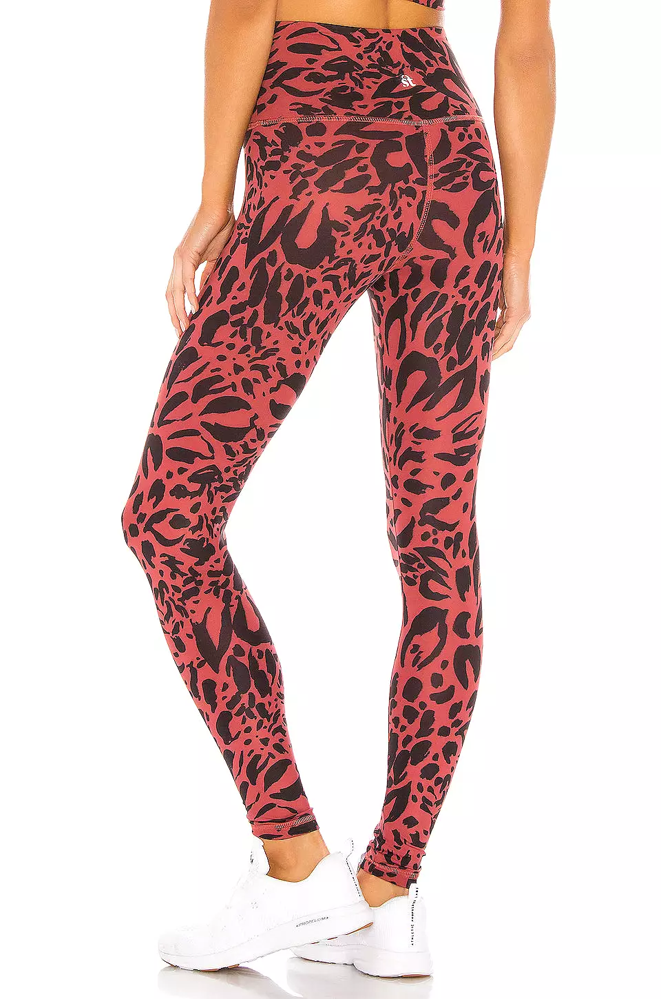 Strut This Teagan Ankle Legging Auburn Cheetah