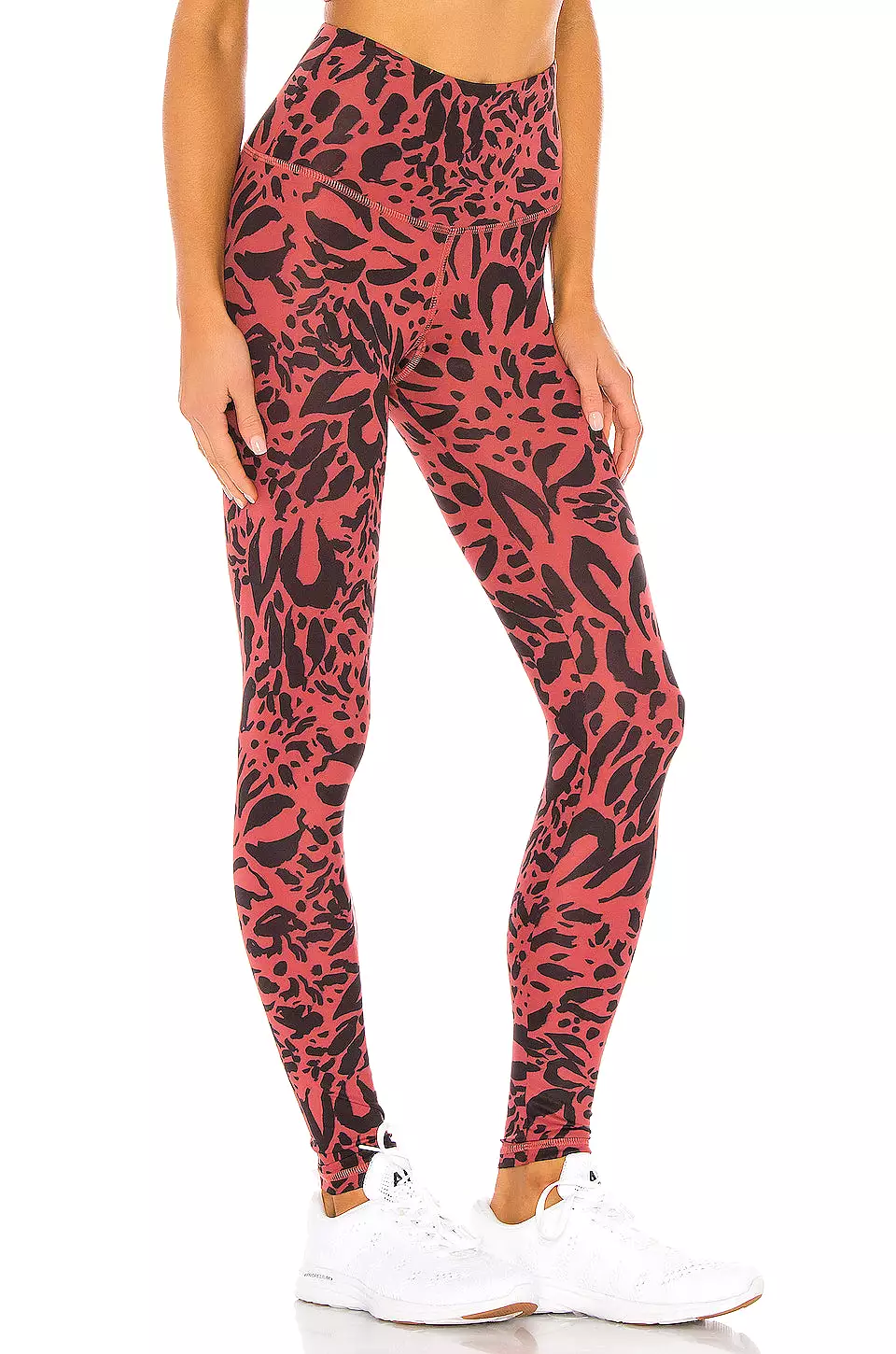 Strut This Teagan Ankle Legging Auburn Cheetah