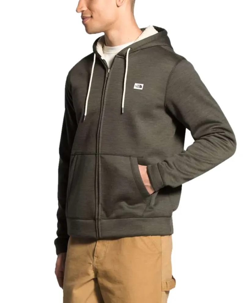 The North Face Men’s Sherpa Patrol Full Zip Hoodie (New Taupe Green White Heather)