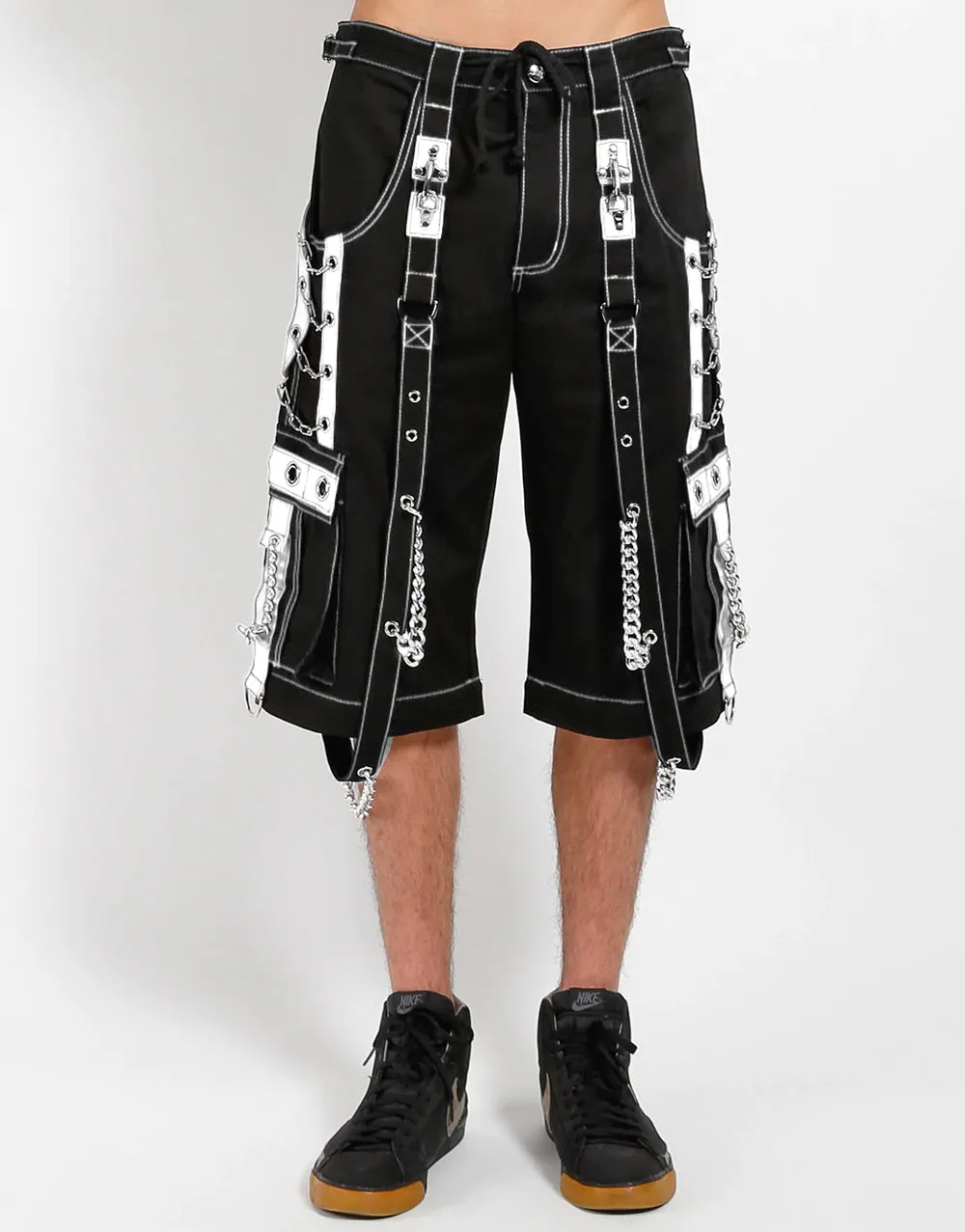 Tripp Rough Dark Street Black/White Zip-off Pant