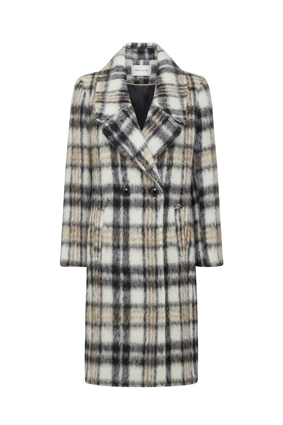 Tully Coat - Natural/Check