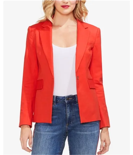 Vince Camuto Womens Lace-Up One Button Blazer Jacket