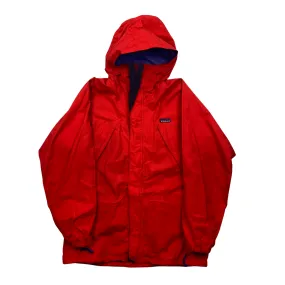 Vintage 90s Red Patagonia Spell-Out Waterproof Jacket - Medium